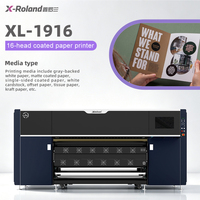 Imprimante numérique à jet d'encre X-Roland 16 têtes pour papier couché, machine à encre pigmentée I3200 pour l'impression de papier kraft et d'emballages personnalisés