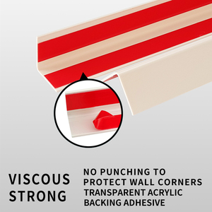 Nhà Sản Xuất Của 90 Độ Tường Bìa Góc Hợp Kim Nhôm Và Vinyl Bụi Bằng Chứng PVC Tường Bảo Vệ Cho Cửa & Cửa Sổ Bảo Vệ - Product Image 3