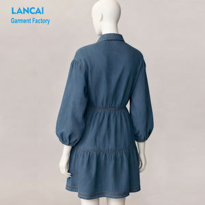 Proveedores verificados, diseñe sus propios fabricantes de camisas de mezclilla <span class=keywords><strong>para</strong></span> mujeres <span class=keywords><strong>para</strong></span> ropa personalizada - Product Image 3