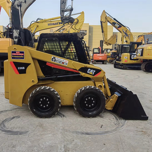 Used Caterpillar CAT 226B Mini Skid Steer Front Loader 2Ton with Engine Gearbox Pump for Sale - Product Image 1