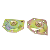 Plaques de fixation métalliques M8 galvanisées 134-011 pour montage sur table, épaisseur 2,0 mm, installation facile pour meubles - Vente en gros
