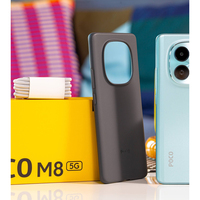 POCO M8 5G Versión Global, Pantalla AMOLED de 6.77'' y 120Hz, Snapdragon 6 Gen3, 5520mAh, Smartphone con Carga Rápida de 45W