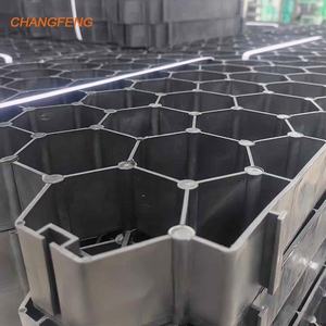 Rejillas estabilizadoras de entrada blancas duraderas CE ecológicas, adoquines entrelazados de 70mm de altura para inviernos canadienses - Product Image 5