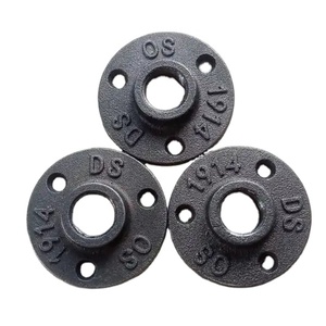 1/<span class=keywords><strong>2</strong></span> ''Gusseisen Industrial Fitting Pipe Boden flansch für industrielle schwimmende Regal, Halterung Regal - Product Image 1