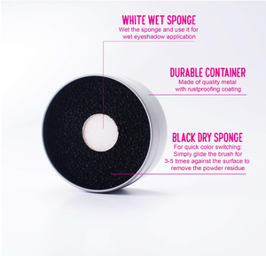 Doppio Uso Spazzola di <span class=keywords><strong>Trucco</strong></span> di Colore Cleaner per Asciutto E Bagnato Fondazione Pennello di Colore Off Cleaner Boxx - Product Image 2