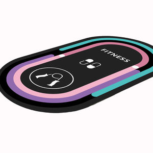 2025 nuevo absorbente de golpes insonorizado grueso 5mm caucho Natural + esterilla de Yoga de cuero de microfibra para Fitness saltar la cuerda correr y bailar - Product Image 6