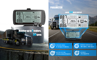 Système de surveillance de la pression des pneus TPMS universel Promata Mata7 pour camion, affichage LCD 6 pneus, 9-32V, pour scénarios universels, Bluetooth