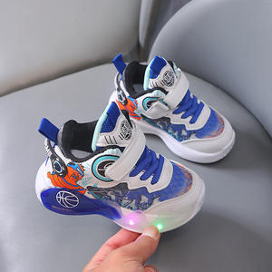 <span class=keywords><strong>รองเท้า</strong></span>สไตล์บาสเก็ตบอลรองเท้าวิ่ง<span class=keywords><strong>รองเท้า</strong></span>ผ้าใบเด็กชายท็อปส์สูงระบายอากาศรองเท้าลําลอง<span class=keywords><strong>นักเรียน</strong></span> <span class=keywords><strong>พื้น</strong></span>นุ่ม ดีไซน์กันลื่น - Product Image 5