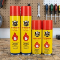 Recharge de gaz butane pour briquet torche classique en métal 300 ml, vente en gros commerciale