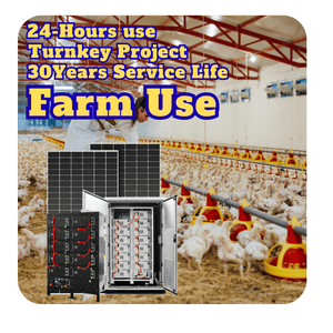 Système solaire de stockage d'énergie pour usage agricole 50kW MPPT 220V 380V Onduleur à onde sinusoïdale pure Panneaux monocristallins Kit d'usine - Product Image 2