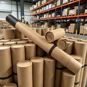 <span class=keywords><strong>Tubos</strong></span> <span class=keywords><strong>de</strong></span> Envío <span class=keywords><strong>de</strong></span> Cartón Resistentes con Logotipo Impreso Personalizado, <span class=keywords><strong>Tubos</strong></span> <span class=keywords><strong>de</strong></span> Cartón para Envíos con Tapa <span class=keywords><strong>de</strong></span> Cartón - Product Image 1