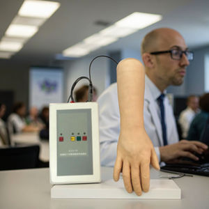 แบบจำลองฝึกเจาะเส้นเลือดแขนด้วยระบบอิเล็กทรอนิกส์ทางวิทยาศาสตร์การแพทย์ แบบจำลองฝึกทักษะการผ่าตัด แบบจำลองฝึกเจาะเส้นเลือดแขน - Product Image 6