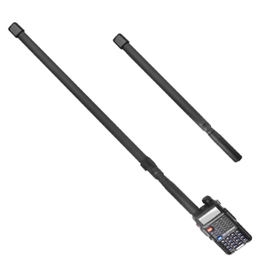 Antena plegable táctica CS, <span class=keywords><strong>Radio</strong></span> <span class=keywords><strong>FM</strong></span> <span class=keywords><strong>UV</strong></span> de doble banda para antena de Walkie Talkie <span class=keywords><strong>Baofeng</strong></span>, <span class=keywords><strong>UV</strong></span> de doble banda, para antena de Walkie Talkie - Product Image 1