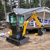 Mini-excavatrice économique et fiable de 2 tonnes, idéale pour les entrepreneurs, équipée d'un moteur Kubota économique