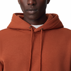 <b>Thick</b> Heavyweight 100% Cotton Winter Hoodie <b>Men</b> Streetwear Custom Logo <b>Fleece</b> Regular Fit Solid Quick Dry Breathable OEM - Product Image 1