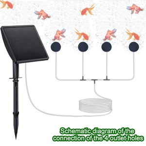 Bomba de Oxigenación Solar Moderna de 5W, Duradera, para Peceras y Estanques, Filtro de Agua para Acuarios Interiores/Exteriores - Product Image 2