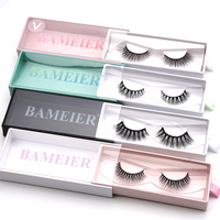 Faux cils de renard vente en gros Faux vison chat cils vente en gros Cat Eye Foxy Lash Box emballage