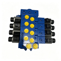 Vanne hydraulique à solénoïde TEV06 pour un contrôle maximal du débit, série TEV06, vanne sectionnelle de partage de débit, pièces hydrauliques