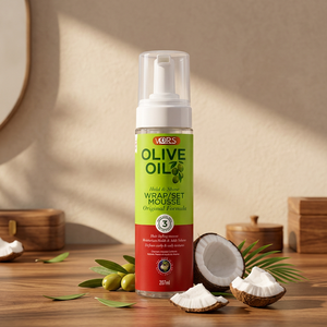 OEM Smooth Foaming Style Shine Argan Oil Hair Mousse of Morocco for Anti Frizz Control 207ml - Product Image 1