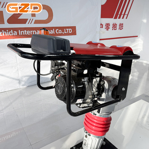 Apisonadora de Gasolina GZD de 5.5 HP, Serie 125, Compactadora de Suelo de Alta Resistencia, Color y Logotipo Personalizados, Apisonadora Vibratoria - Product Image 5