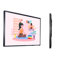 Tablero inteligente interactivo 4K de 110 pulgadas, pantalla táctil, tableros digitales, material didáctico, sistema Dual Android 11 Win 10 para oficina escolar