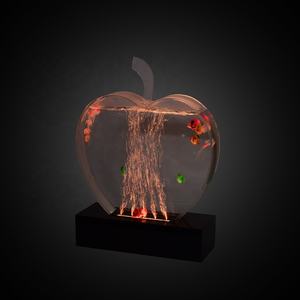โคมไฟตั้งโต๊ะ LED รูปทรงแอปเปิ้ล พร้อมฟองน้ำเปลี่ยนสีตามการสัมผัส เหมาะสำหรับตกแต่งคริสต์มาส - Product Image 5