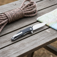 Couteau pliant tactique de défense personnelle, couteau de poche EDC pour le camping en plein air, couteau à lame acier CPM-D2 avec manche ABS, vente chaude sur le e-commerce