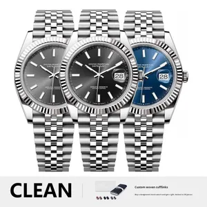 Vente directe d'usine Laojia Log Montre-bracelet mécanique entièrement automatique Bande en acier lumineuse Commerce extérieur transfrontalier Dropshipping - Product Image 1