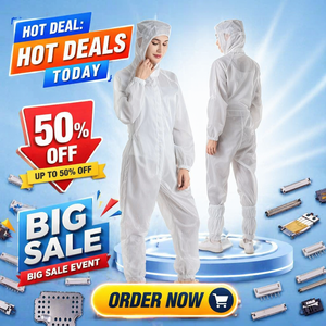 Combinaisons <span class=keywords><strong>de</strong></span> <span class=keywords><strong>travail</strong></span> antistatiques et anti-poussière en polyester à capuche, trois pièces, pour salle blanche ; Vêtements <span class=keywords><strong>de</strong></span> <span class=keywords><strong>travail</strong></span> bleus et blancs, anti-poussière, lavables, vente en gros usine - Product Image 4