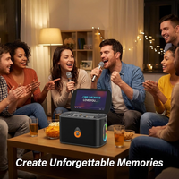 Mesin Karaoke Pintar Android Aurora Sound K90 dengan Layar Sentuh 11,6 inci, Speaker & Mikrofon Terintegrasi, Fungsi Pijat untuk Pesta di Rumah