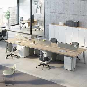 Direttamente dal produttore mobili per ufficio cubicolo 2 4 6 8 personale scrivania stazione di lavoro modulare - Product Image 6