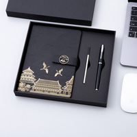 Set de Regalo Empresarial con Logotipo Personalizado, Vaso, Cuaderno y Bolígrafo, Kit Promocional Ejecutivo de Lujo de 3 Piezas para Clientes y Empleados