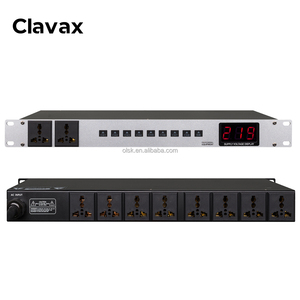 Clavax CLPS-HS5 8 + 2 Cửa Hàng Điện trình tự điều khiển âm thanh chuyên nghiệp video chiếu sáng kỹ thuật số điện áp hiển thị cá nhân - Product Image 1