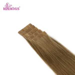 Extensiones de Cabello Humano con Cinta Adhesiva Virgen Premium, Invisibles, de PU, con Cutícula Intacta, Sedosas, Lisas, con Gran Volumen - Product Image 2