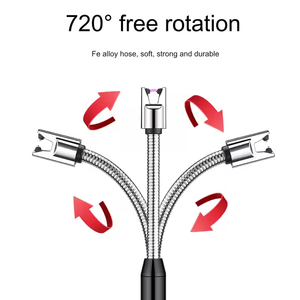 Offre Spéciale – Allumeur de Cuisine et Barbecue à Rotation Libre à 360 Degrés, Torches Électriques Extensibles, Rechargeable par USB, Coupe-Vent - Product Image 3