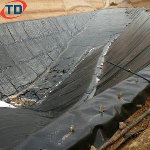 แผ่นกันน้ำรั่วซึม HDPE Geomembrane หนา 1 มม. 1.5 มม. 2 มม. สำหรับการเพาะเลี้ยงอะโซลลา แผ่นรองบ่อพับได้ 45mil 60mil ราคา Geomembrana - Product Image 6