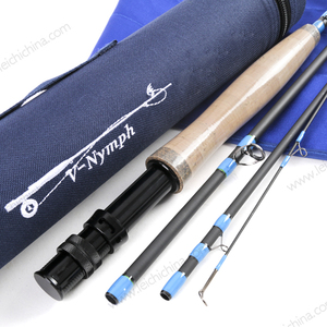 Canne à pêche à la mouche coréenne personnalisée en carbone 10ft 4wt Euro Nymph - Product Image 1