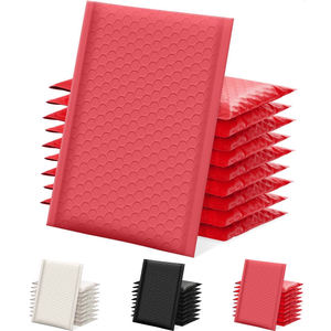 Sobre de Burbujas Rojo Personalizado, Impermeable, con Diseño de Mariposa, Logotipo Personalizado, Bolsa de Embalaje para Ropa, Bolsa de Correo Postal - Product Image 1