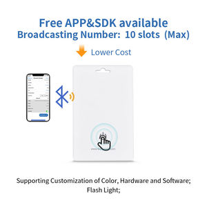 Feasycom batería Súper Larga Dialog DA1453 IP66 impermeable IoT <span class=keywords><strong>Bluetooth</strong></span> 5,1 baliza usable Tarjeta de Identificación ble de baja energía - Product Image 4