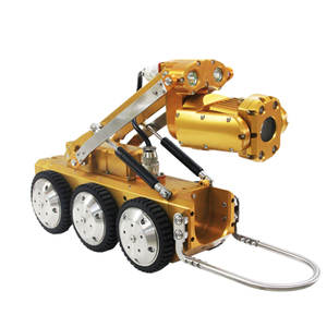 Certificação CE Sewer Crawler Industrial <span class=keywords><strong>Big</strong></span> <span class=keywords><strong>Pipe</strong></span> Inspeção Robô com Auto-Lift PTZ <span class=keywords><strong>Camera</strong></span> Meter Counter para 200-3500mm - Product Image 6