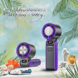 2025 New Portable Rechargeable <b>Mini</b> <b>USB</b> <b>Fan</b> Foldable Fast Cooling 3600mAh Plastic Brushless Motor Three-Speed Handheld Outdoor - Product Image 2