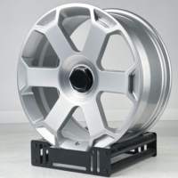 Kw dövme 5x112 alaşım jantlar 19 20 21 22 inç gümüş fırçalanmış tekerlekler için AVS Audi A4 A5 A6 A7 A8 Q5 Q7 Q8 S5 S8 RS6 RS7