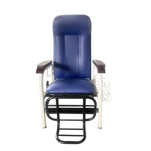 Hospital Furniture Patient Transfusion Medical Recliner Sofa Infusion Chair With stainless steel IV Pole