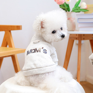 PETCIRCLE Pet Circle - Pet <b>Clothes</b>, Dog and <b>Cat</b> Apparel, Mom's Best Friend - Light Gray - Product Image 1