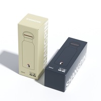 Boîtes d'emballage en papier pour gobelets à eau, bouteilles d'eau, gobelets isothermes, avec logo personnalisé imprimé en gros, recyclables