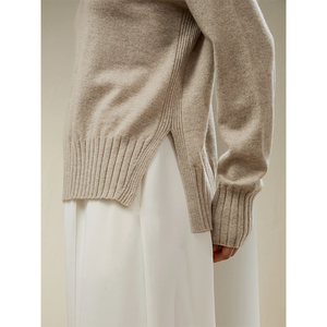 Mode Großhandel Mongolei <span class=keywords><strong>Ordos</strong></span> 100% reine Strick pullover Top Kaschmir pullover Pullover Frauen ODM & OEM - Product Image 4