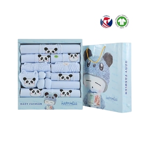 Vêtements pour bébés 16 pièces Nouveau-né Barboteuses Nouveau-né Bébé Panier Cadeau Ensemble - Product Image 6