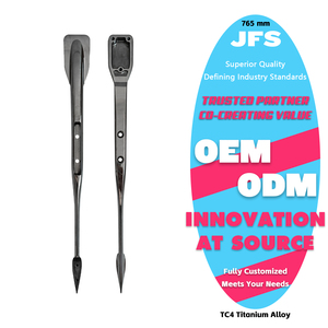 OEM/ODM โครงสร้างไทเทเนียมระดับมืออาชีพ ขนาด 644 มม./765 มม. ยี่ห้อ JFS ใช้ได้กับไฮโดรฟอยล์ AXIS ฟอยล์ที่มีความแข็งแรงทนทาน สีเงิน ขนาด 644 มม. OEM - Product Image 1
