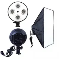Takeko — Kit d'éclairage pour Studio Photo, 50x70cm, accessoires de Studio Photo, boîte souple, quatre lampes pour prise de vue avec caméra, équipement