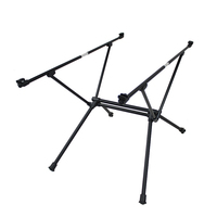 Pied de table de pique-nique IGT moderne pliable pour camping, pieds de table en métal et aluminium ultralégers portables réglables en hauteur pour l'extérieur